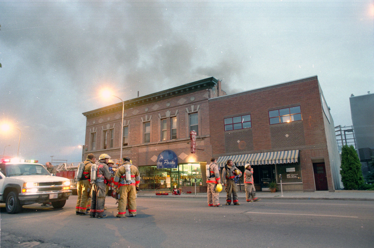 Fuller Hotel fire, August 6, 1996